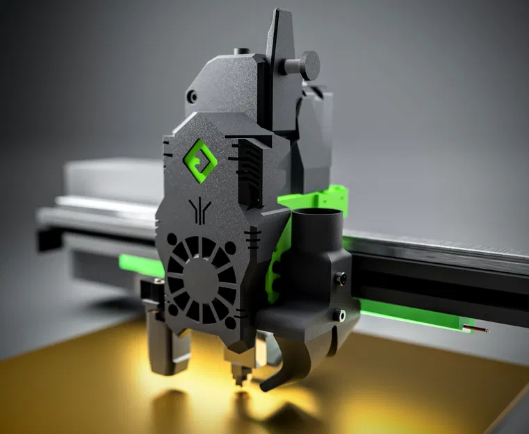 EVA 3 Toolhead cho Ender 3 V3 KE/SE (MGN12H Linear Rail Mod) - Image 1