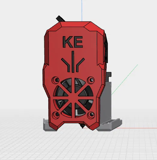 Vỏ che quạt combo 4010 V2 cho Ender 3 V3 KE - Image 1