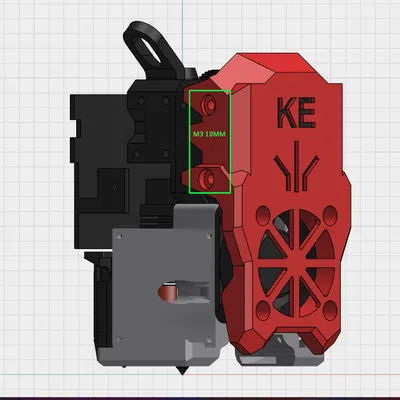 Vỏ che quạt combo 4010 V2 cho Ender 3 V3 KE