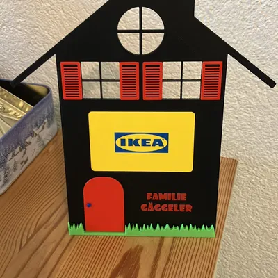 Kệ Cắm Voucher Hình Ngôi Nhà Độc Đáo