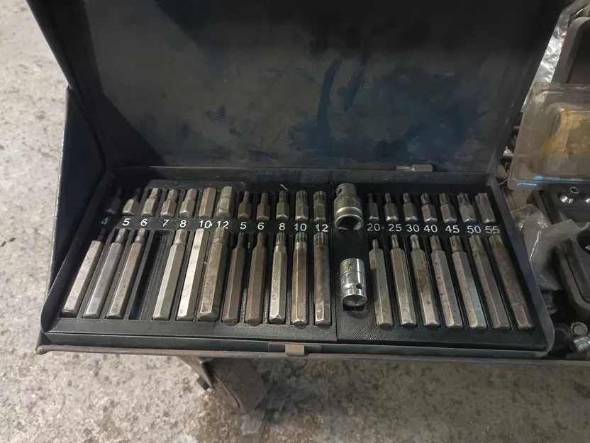 Khay Đựng Đầu Vặn Ốc 10mm Bằng Nhựa In 3D - Image 1