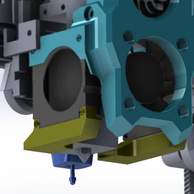 Nâng Cấp Đầu In Ender 3 V3 SE Với Quạt Kép 4010