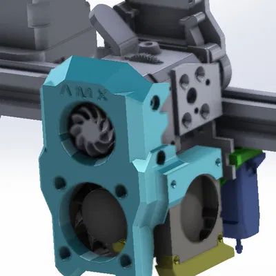 Nâng Cấp Đầu In Ender 3 V3 SE Với Quạt Kép 4010