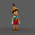 Mô Hình Nhân Vật Pinocchio 3D Sống Động - Thumbnail 1