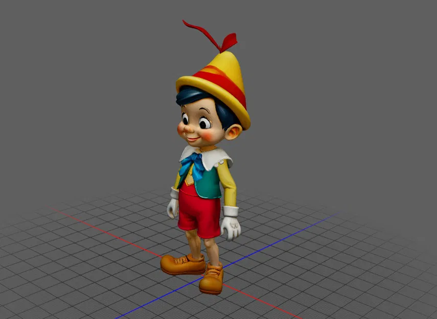 Mô Hình Nhân Vật Pinocchio 3D Sống Động - Image 2