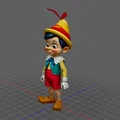Mô Hình Nhân Vật Pinocchio 3D Sống Động - Thumbnail 2