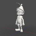 Mô Hình Nhân Vật Pinocchio 3D Sống Động - Thumbnail 3