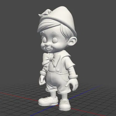 Mô Hình 3D Pinocchio Phiên Bản 2 - Tinh Xảo và Sống Động