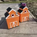 Nhà chim kiểu barn – Barn style birdhouse 1 - Thumbnail 1