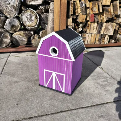 Nhà chim kiểu barn 2 (Barn style birdhouse 2)