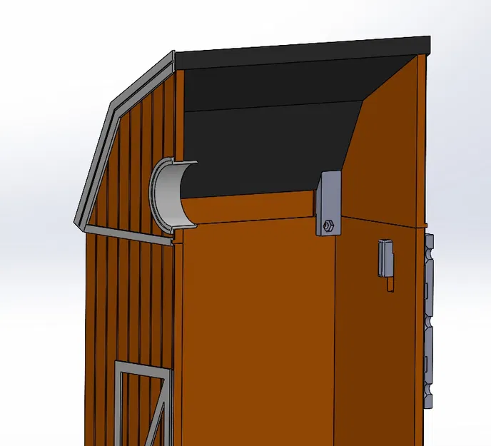 Nhà chim kiểu barn 2 (Barn style birdhouse 2) - Image 7