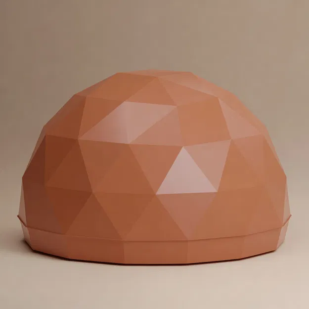 Mái vòm Thiên văn Low Poly 3D - Mô hình trang trí và đạo cụ độc đáo - Image 1