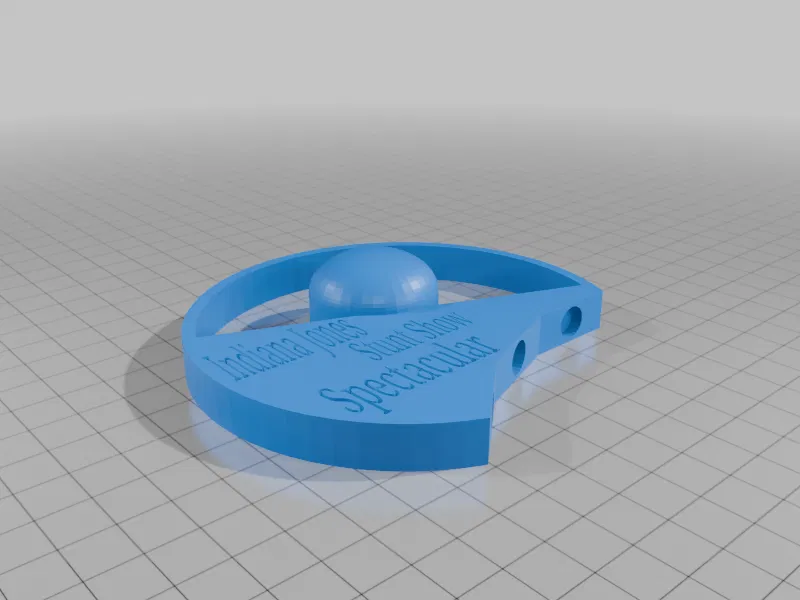 Mô hình Tai Chuột Mickey Nam Châm Biểu Diễn Stunt Show Indiana Jones - Image 1