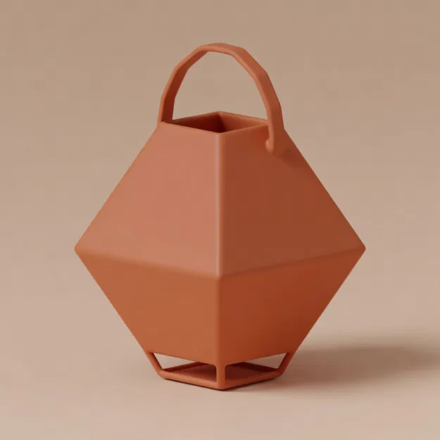 Lồng Đèn Lễ Hội Phong Cách Low Poly - Mẫu In 3D Độc Đáo - Image 1