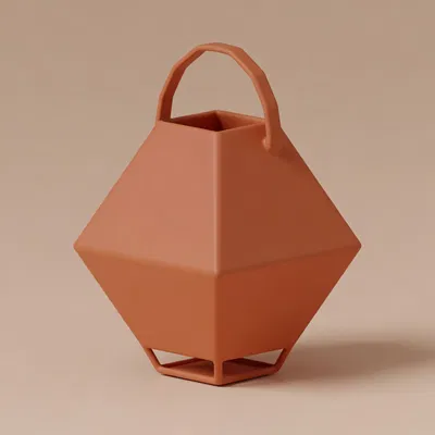 Lồng Đèn Lễ Hội Phong Cách Low Poly - Mẫu In 3D Độc Đáo