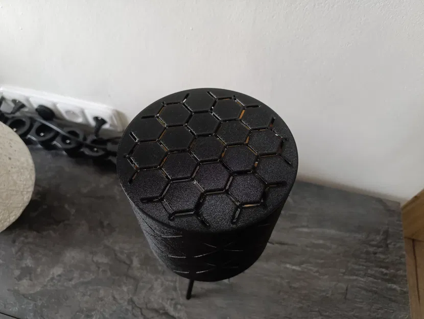 Chụp Đèn 3D Họa Tiết Tổ Ong Độc Đáo - Image 3