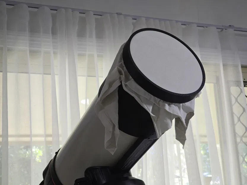 Nắp diffuser push-fit cho kính thiên văn để tạo flat bằng áo thun - Image 1