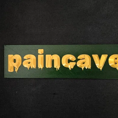 Bảng treo phòng Paincave (PainCave Room Sign)