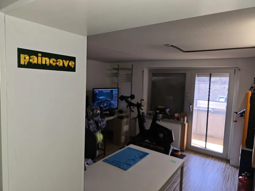 Bảng treo phòng Paincave (PainCave Room Sign) - Image 3
