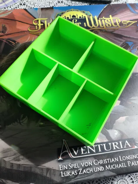 Aventuria: Curse of the Desert – Khay Insert/Token Tray cho linh kiện - Image 1
