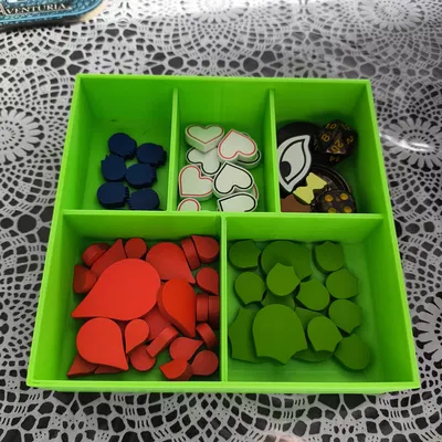 Aventuria: Curse of the Desert – Khay Insert/Token Tray cho linh kiện