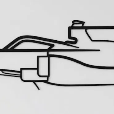 Trang Trí Tường Xe F1 - Mô Hình 3D Nghệ Thuật