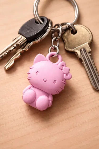 Móc Khóa Hello Kitty Ngồi Dễ Thương - Quà Tặng Độc Đáo - Image 1