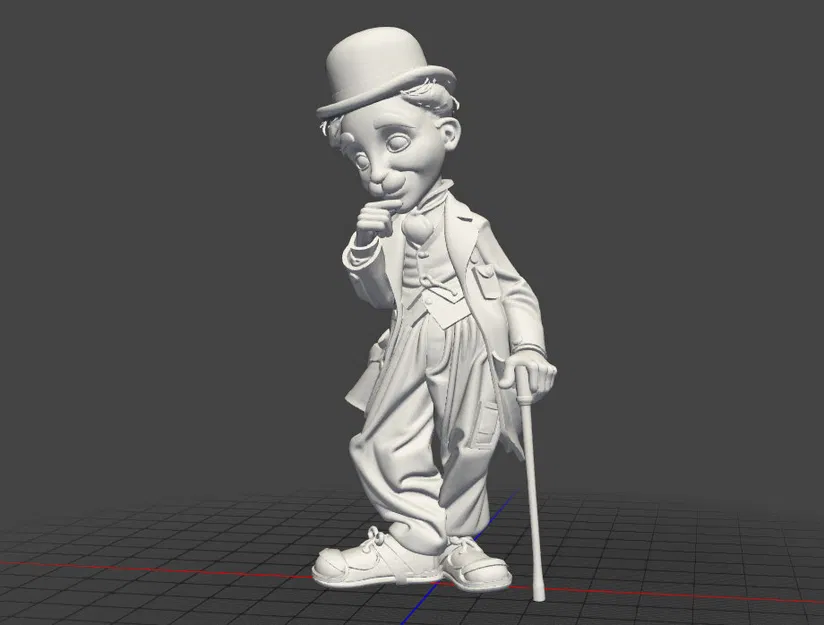 Mô Hình 3D Charlie Chaplin Sống Động - Quà Tặng Ý Nghĩa - Image 3