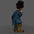 Mô Hình 3D Charlie Chaplin Sống Động - Quà Tặng Ý Nghĩa - Thumbnail 4