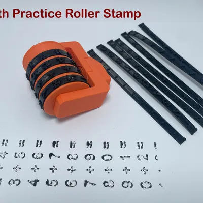 Con lăn đóng dấu luyện toán (Math Practice Roller Stamp)