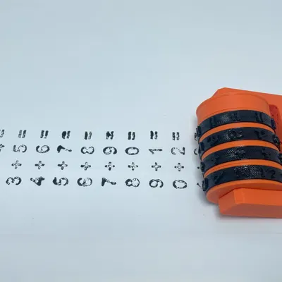 Con lăn đóng dấu luyện toán (Math Practice Roller Stamp)