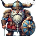 Mô Hình Viking Lùn Sừng - Đồ Trang Trí Độc Đáo - Thumbnail 2