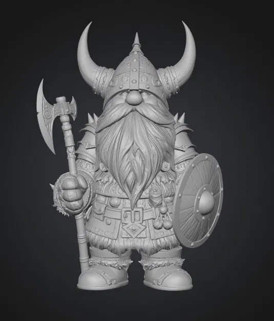 Tượng Chiến Binh Viking Tí Hon Hornhelm Độc Đáo - Image 1