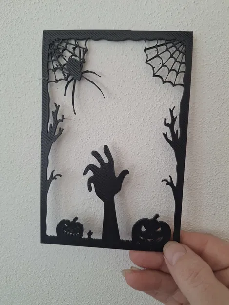 Helloween 14 – Khung trang trí Halloween 3D print (BasicPLA) - Image 1