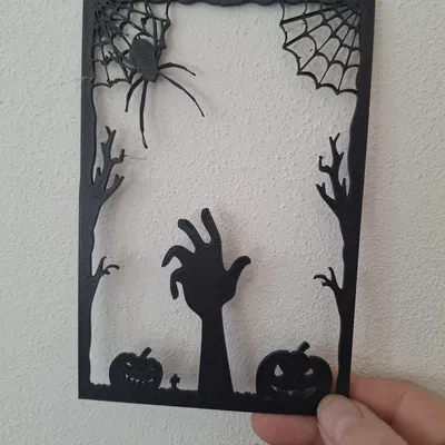 Helloween 14 – Khung trang trí Halloween 3D print (BasicPLA)