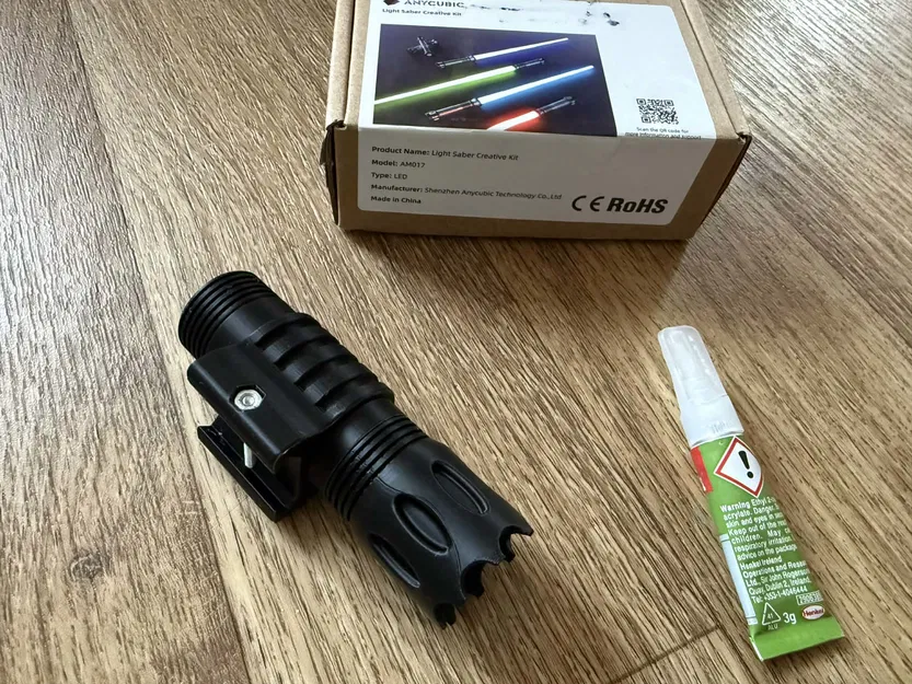 Đèn pin Airsoft từ bộ Anycubic - Image 1