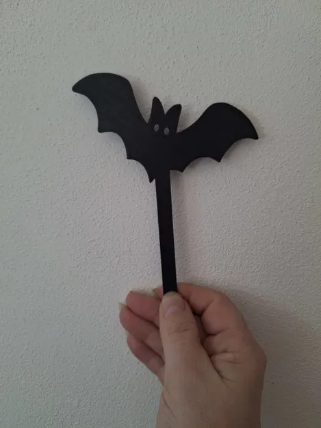 Halloween 20 – Trang trí con dơi cắm chậu in 3D (BasicPLA) - Image 1