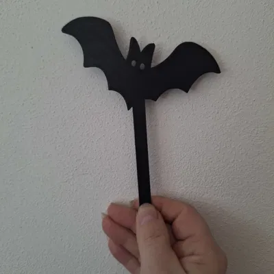 Halloween 20 – Trang trí con dơi cắm chậu in 3D (BasicPLA)