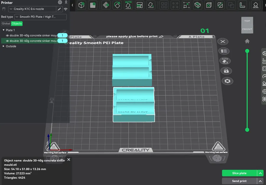 Khuôn Đúc Chì Câu 30 Gram Bằng Bê Tông - Image 3