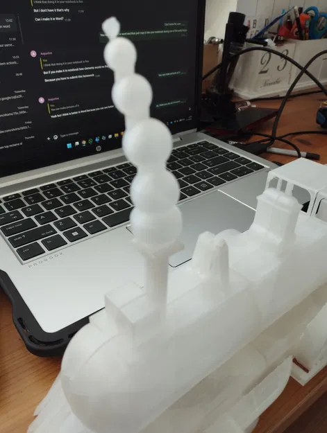 Mô Hình Đầu Máy Hơi Nước 3D Cổ Điển - Có Hộp Đựng Đồ - Image 2