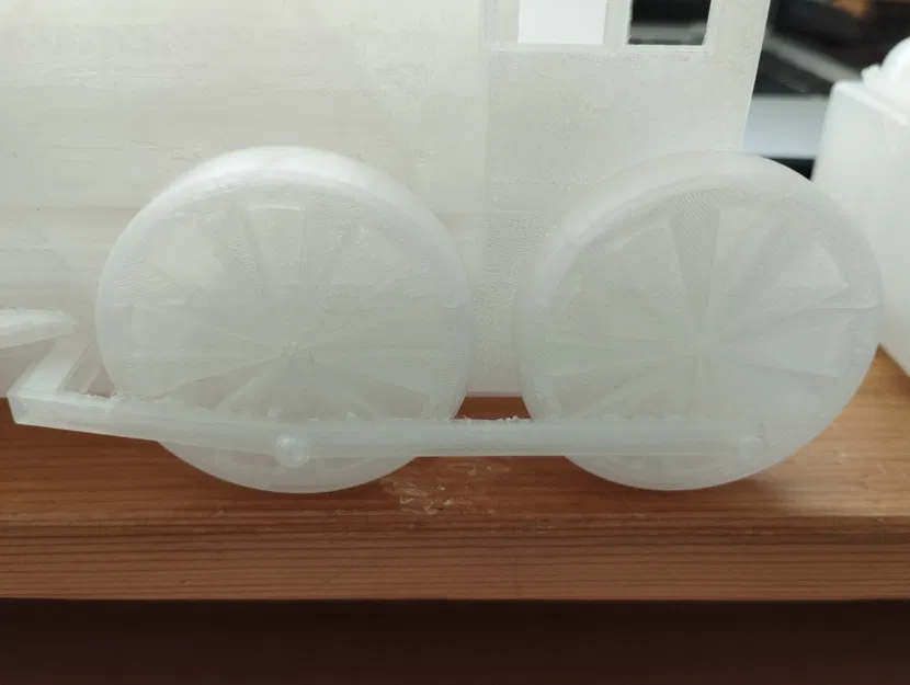 Mô Hình Đầu Máy Hơi Nước 3D Cổ Điển - Có Hộp Đựng Đồ - Image 9