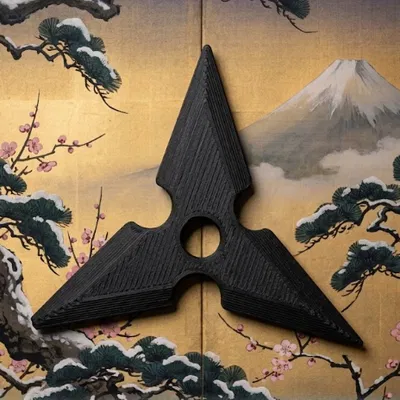 Shuriken "Shurakan" - Mô Hình Phi Tiêu Ninja In 3D Nhanh