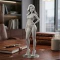 Tượng Cô Gái Sexy Với Giày Cao Gót - Mô Hình 3D Quyến Rũ - Thumbnail 1