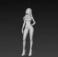 Tượng Cô Gái Sexy Với Giày Cao Gót - Mô Hình 3D Quyến Rũ - Thumbnail 4