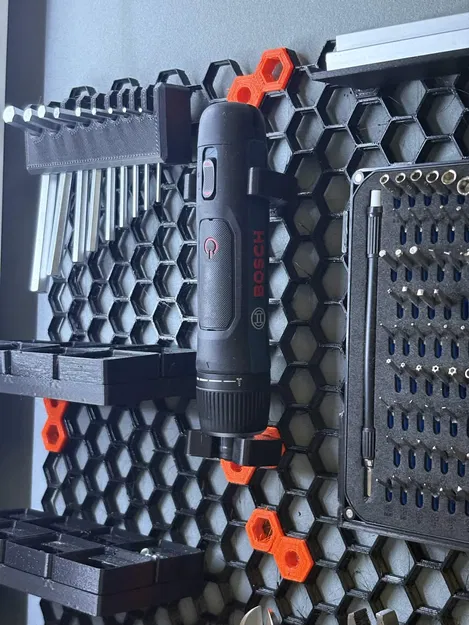 Giá đỡ máy vặn vít Bosch GO gắn Honeycomb Storage Wall - Image 2