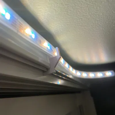 Kẹp giữ đèn LED Hue FLUX cho khung cửa IKEA Skytta