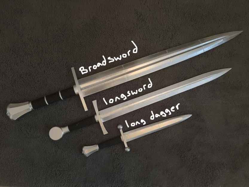 Mô Hình Kiếm Trung Cổ 3D - Tái Hiện Vũ Khí Hiệp Sĩ - Image 7