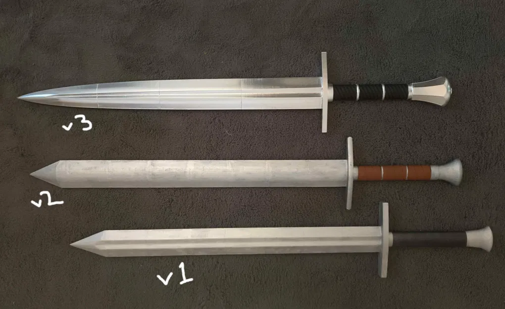 Mô Hình Kiếm Trung Cổ 3D - Tái Hiện Vũ Khí Hiệp Sĩ - Image 12