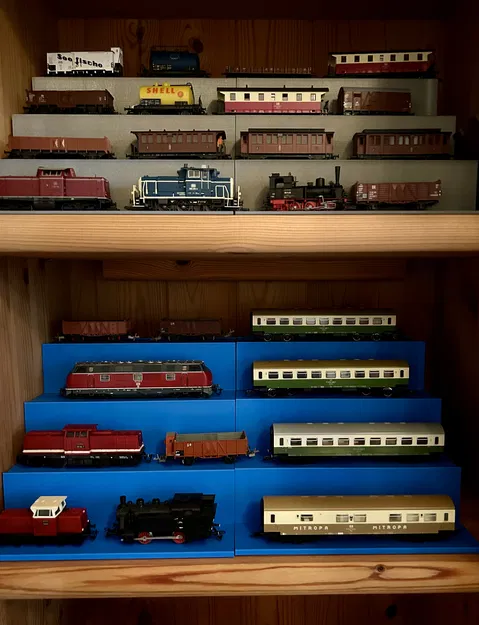 Kệ trưng bày đường sắt mô hình (vitrine bậc thang) H0/TT/N - Image 1