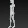Mô Hình Nữ Sinh Xinh Đẹp - Tải File In 3D - Thumbnail 2